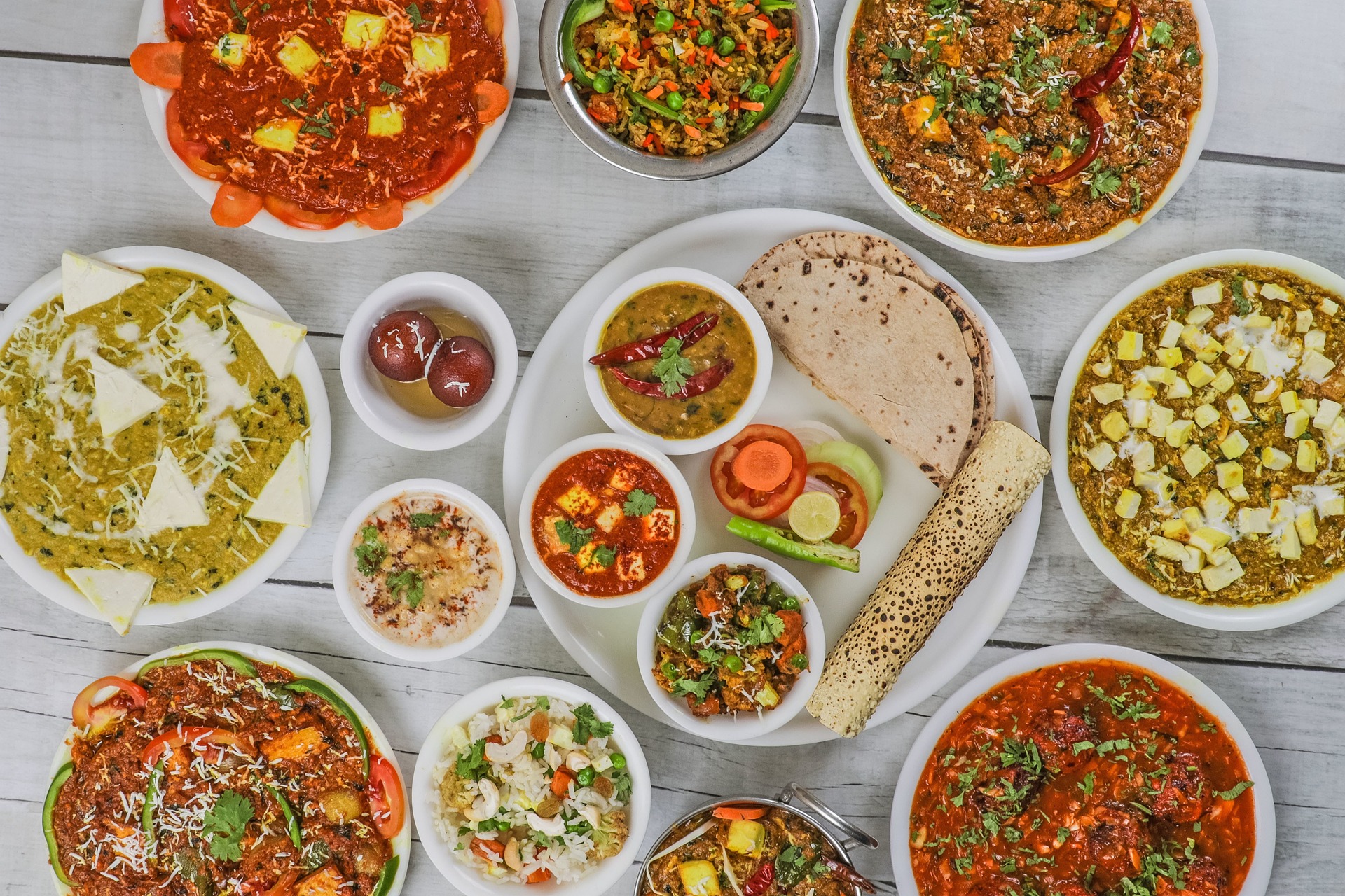 piatti tipici indiani
